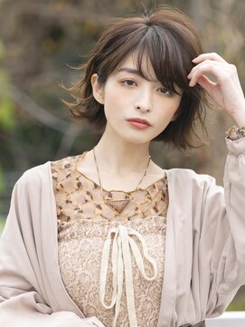 エミュ 表参道 青山(emu) 【emu井上信洋】ニュアンスパーマボブこなれくびれヘア/20代30代