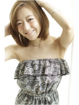 ヘアリゾートエーアイ 北千住店(hair resort Ai) 20代30代40代50代 色っぽふんわりショートの重軽ウェーブヘア♪