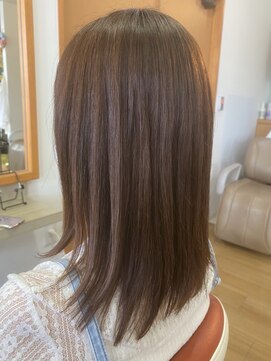 エス ハート オブ ヘアー 名東店(Heart of HAIR) 【ES 佐藤】 Summer Style #33 酸性縮毛矯正ペールベージュ