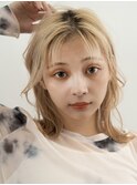 韓国ハイトーンダブルカラー☆ベージュカラー☆日吉