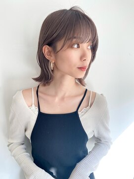 ヴェイン 渋谷(vain) グレージュ/20代30代/くびれミディ/ミルクティーベージュ