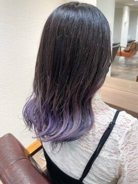 ヘアースパパズ(hairspaPAZ) 韓国ヨシンモリグラデーションラベンダーカラー　祐天寺PAZ
