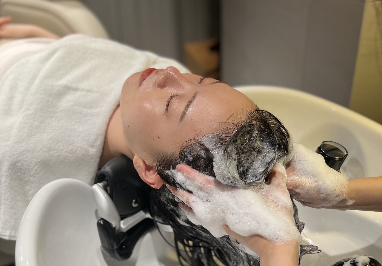 『頭皮ケア』カット＋ヘッドスパ＋炭酸スキャルプトリートメント