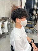 トレンド波巻きパーマ