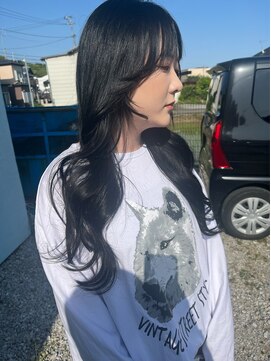 ドクターズサロン レラパール -高知　Lela Pearl-韓国ブルーブラック　レイヤーモリ