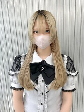 キバ(kva) ▽□□▽姫カット×ロングウルフ