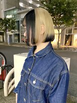 シーズ 栄(sea's) 切りっぱなしボブ×デザインローライト