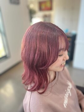 アンナヘアヴィラ(AnNa hair villa) ピンクバイオレット