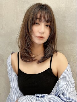 ロンド パルティール 大宮(Lond partir) 暗めカラー/レイヤーカット/デザインカラー/ショートボブ/大宮