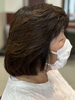 ヘアークリアー 春日部 大人可愛い聖子ちゃん風レイヤーボブスタイル/30代40代50代