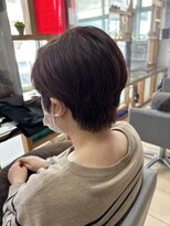 スタジオ アルファプラス 日暮里店(studio α+)&nbsp;ステップボーンカットカットボブショートハイライト白髪ぼかし