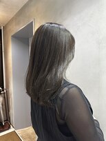 アクト(ACT)&nbsp;ブリーチ無し/透明感/抜け感/オリーブグレージュ/艶髪