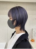 ショートウルフ×ネイビーブルー