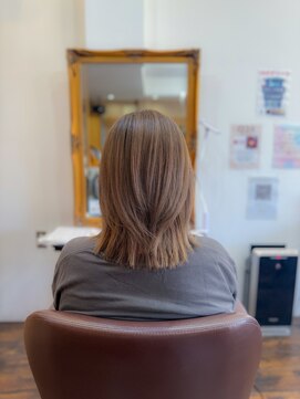 ヘアーメイク ダンス(hair make DANCE) ＊ブリーチあり　ベージュ＊