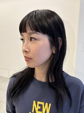 ビュートリアム265(BEAUTRIUM 265) 前髪カット バング 重め前髪 オン眉 髪質改善 さらさら 艶髪