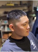 ダークアッシュ/アッシュブラック/カルマパーマ/ベリーショート