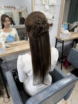 ファースト 祇園本店(first) 【ヘアセットサロンfrst】カチモリストレートハーフ♪