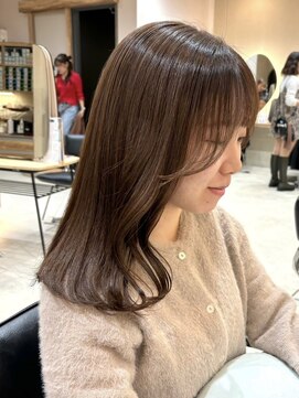 ヒビヲ(HIBIO) ブラウンカラーミルクティーベージュブリーチなしダブルカラー