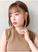 アンブレラカラーウェーブパーマ似合わせカットこなれミディ