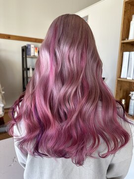 ワンバイワンヘアーツー(OnexOne HAIR2) ピンクパープル/ピンク系カラー/バイオレット/デザインカラー