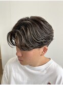 ニュアンスパーマフェザーパーマ毛流れパーマ新潟メンズパーマ