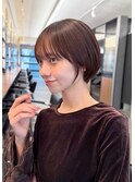 ショートカットショートヘアコンパクトショートボブ丸みショート