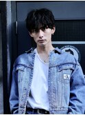 波巻きツイストスパイラル/黒髪/マッシュパーマ/表参道