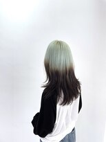 ミュー(Mu)&nbsp;ミントグリーン　ブラック　ルーツカラー