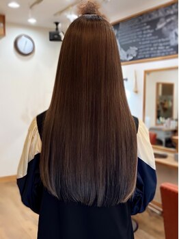 ビスク(biscue)の写真/【湿気の多い季節や雨の日も！】一人一人のクセに合わせてご提案☆なめらかなストレートヘアに…