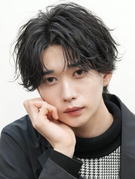 アイトーキョー 渋谷(AI TOKYO) サーフカールニュアンスセンターパートラルフカール波打ちパーマ