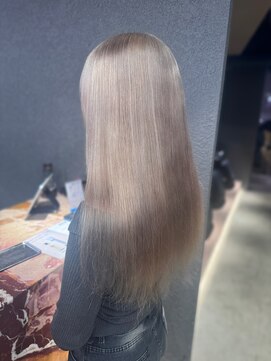 エン 栄店(enne) 大人ガーリー/ダークアッシュ/ミディアムレイヤーカット/栄