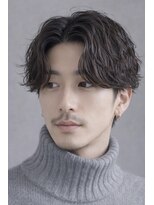 フォト 新宿(foto)&nbsp;毛流れニュアンスパーマ/リバースセンターパート/ツーブロック