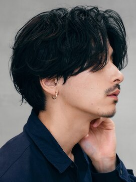 バイフィフス 原宿/表参道(by fifth) メンズシースルーマッシュニュアンスパーマシャドウパーマテテ風