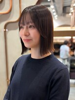 ロンドクレール 川崎(Lond clair)&nbsp;【北澤華】ブリーチなし/髪質改善/ピンクベージュ/前髪/川崎