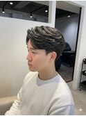 ニュアンスパーマで作る毛流れセンターパート