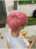 エグジット風、ダブルカラー、ピンク
