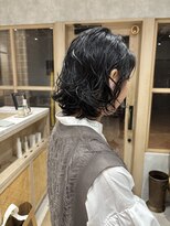 トマト(TOMTO)&nbsp;【RYOHEI】ニュアンスパーマ_コテ巻き風パーマ_20代30代40代