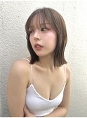 大人ボブ/◯20代30代◯カシスブラウン/赤み消しカラー