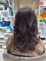 クラメール 黒崎コムシティ店(Kraemer)&nbsp;ラベンダーベージュ×艶やかミセスセミロング