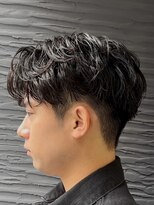 テンション(tension)&nbsp;メンズカットフェザーパーマニュアンスパーマ眉毛カット札幌大通