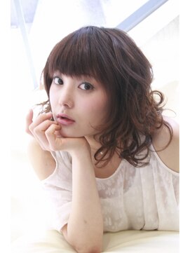 レンジシ オモテサンドウ(RENJISHI omotesando) イノセントミディアムボブ《RENJISHI》