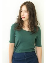 ハナブサ 藤江店(HANABUSA)&nbsp;ほつれウェーブ×カーキカラー