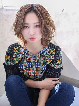 ロック ラックスビー 加古川店(ROC LUXBE) フェミニンボブスタイル【ROC LUXBE　加古川店】