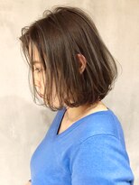 プラチナラベンダーボブ_外ハネボブアッシュブラウン_ba261881
