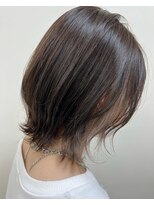 アールモンドヘア新世界 【北見】#インナーカラー#ボブ#イヤリングカラー