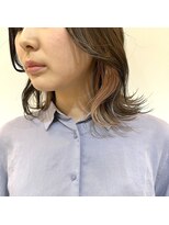 センスヘア(SENSE Hair) ちょい見せ！オレンジイヤリングカラー☆