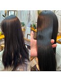 髪質改善ストレート