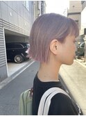 ミニボブ×ペールピンク◎