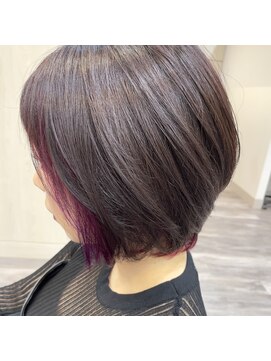 ワイスラッシュジングウ(Y / JINGU) ポイントカラー《ピンクパープル》