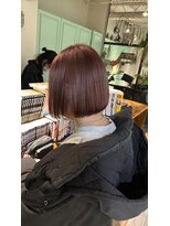 ラべリー 池袋(LOVELEY)&nbsp;髪質改善　ピンクブラウン【池袋】